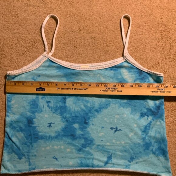 Vintage Lady Wilderness XL Blue Tie-Dye Sport Spaghetti Tank Top‎ (G) - Picture 4 of 8